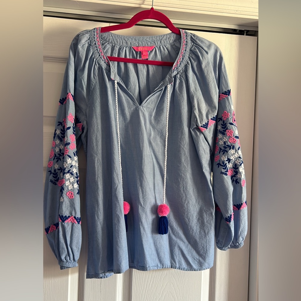 Keela embroidered top